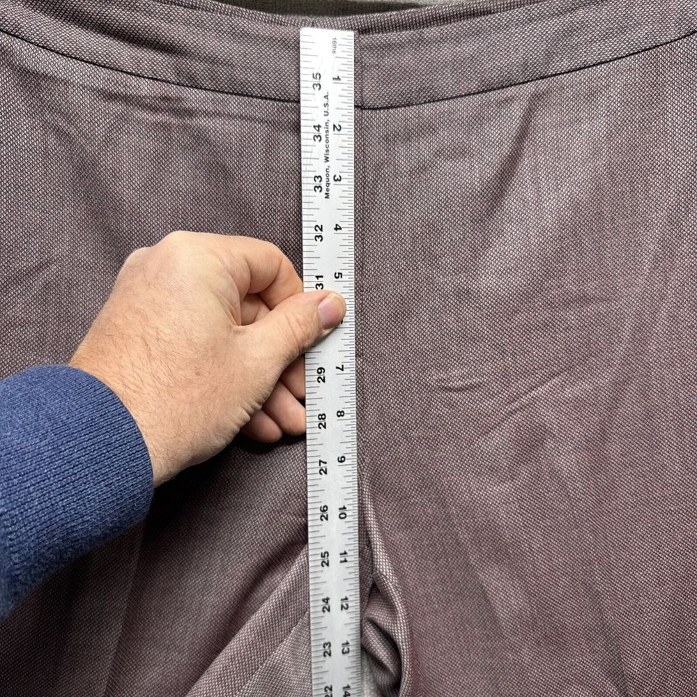 Lafayette 148 New York Pants Womens 10 Brown Menswear Inspired Tailor Trousers‎ - Picture 4 of 9